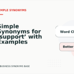 Simple Synonyms for ‘support’ with Examples