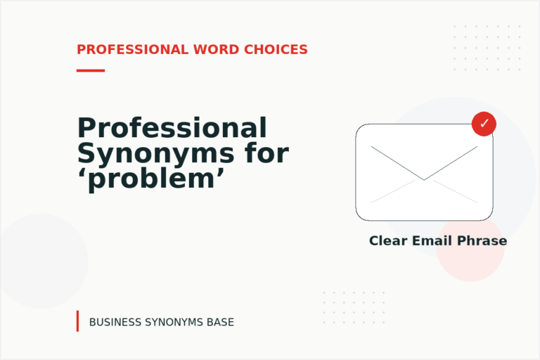 Professional Synonyms for ‘problem’