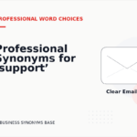 Professional Synonyms for ‘support’