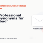 Professional Synonyms for ‘bad’