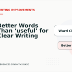 Better Words Than ‘useful’ for Clear Writing