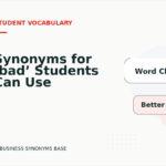 Synonyms for ‘bad’ Students Can Use