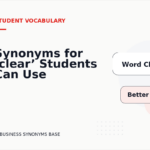 Synonyms for ‘clear’ Students Can Use